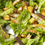 Classic Caesar Salad with Caesar Dressing on the side