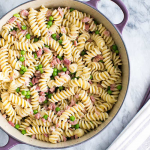 Ham, Sweetcorn, and Peppers Fusilli with Ranch Dressing